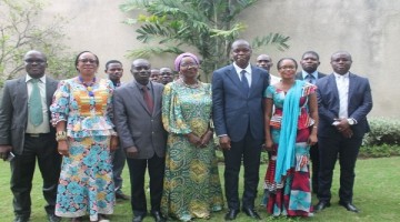 LE SECRÉTAIRE NATIONAL AU RENFORCEMENT DES CAPACITÉS VISITE LES LOCAUX DU PPRC